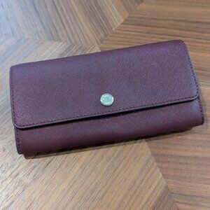 Michael Kors Burgundy Wallet Clutch